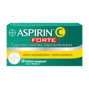 alt Aspirin C Forte, 800 mg + 480 mg, tabletki musujące, 10 szt.