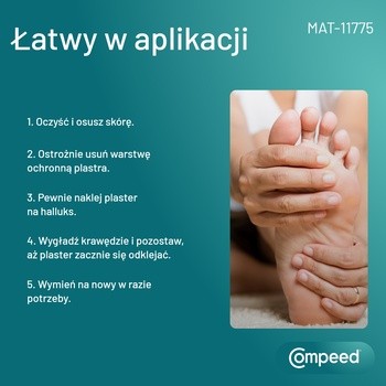Compeed, plastry na halluksy, 5 szt.