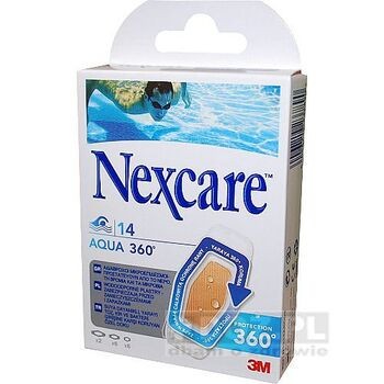 Nexcare Aqua 360, plastry, 14 szt