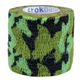 StokBan bandaż elastyczny, samoprzylepny, 4,5 m x 5 cm, moro zielony, 1 szt.