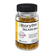 Biorythm Żelazo 28 mg, kapsułki o przedłużonym uwalnianiu, 30 szt.