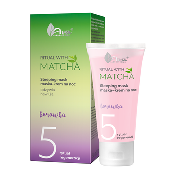 AVA Ritual with Matcha, maska-krem na noc, 50 ml