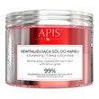 Apis Żurawinowa Witalność, rewitalizująca sól do kąpieli z żurawiną i trawą cytrynową, 650 g