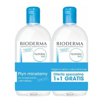 Zestaw Promocyjny Bioderma Hydrabio H2O, płyn micelarny, 250 ml x 2 szt.