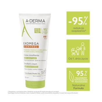Aderma Exomega Control, krem emolient, 200 ml