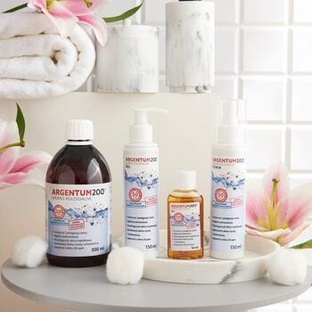 Argentum 200 (50ppm), srebro koloidalne, tonik w aerozolu, 150 ml