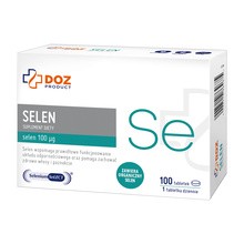 DOZ Product Selen, tabletki powlekane, 100 szt.