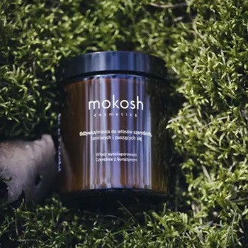 Zestaw Mokosh Czereśnia Z Bursztynem do włosów szorstkich, łamliwych, puszących się, szampon, 200 ml + odżywka/maska, 180 ml