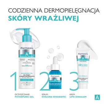 Pharmaceris A Physiopuric - gel, żel myjący z kwasem hialuronowym do twarzy i okolic oczu, 190 ml