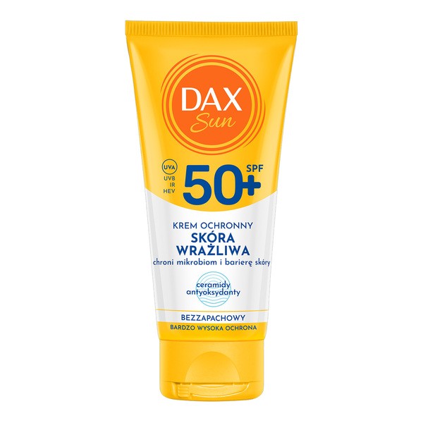 Dax Sun Dax Sun, Schutzcreme für das Gesicht für empfindliche Haut SPF50+, 50 ml — Inhaltsstoffe und Bewertung