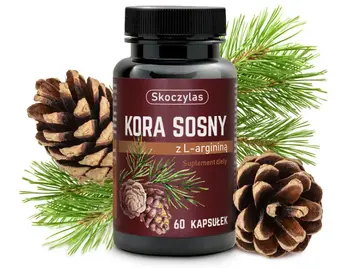 Skoczylas Kora sosny z L-argininą, kaps., 60 szt
