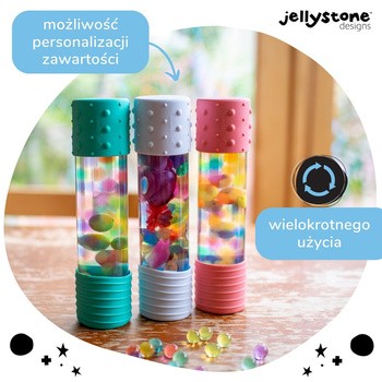 Jellystone Designs, butelka sensoryczna DIY, różowa, 1 szt.