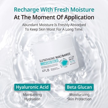 APLB Glutathione Niacinamide Cleansing Balm, balsam do demakijażu z glutationem i niacynamidem, 80 ml