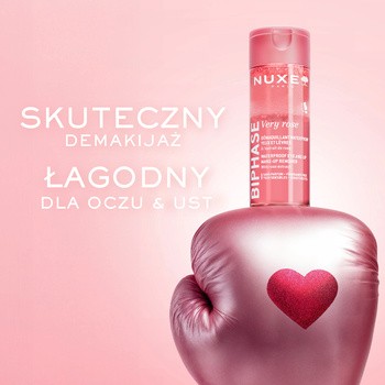 Nuxe Very Rose, dwufazowy płyn do demakijażu oczu i ust, 100 ml