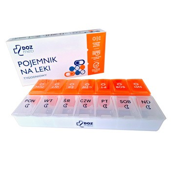 DOZ Med Pojemnik na leki tygodniowy, 1 szt.