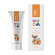 WOOM Kids, pasta do zębów dla dzieci w wieku 3-8 lat, Peach, 50 ml