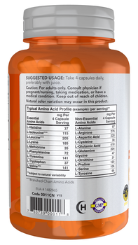 Now Sports, Amino Complete, kapsułki, 120 szt.