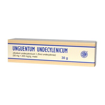 Unguentum undecylenicum, (50 mg+200 mg)/g, maść, 30 g