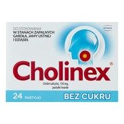Cholinex, 150 mg, pastylki do ssania (bez cukru), 24 szt. https://azcdn.doz.pl/image/d/product/39afbea1-scale-180x180.png