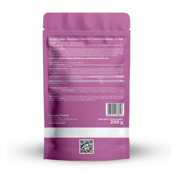 Intenson Kolagen morski + Witamina C + kwas hialuronowy, proszek, 250 g