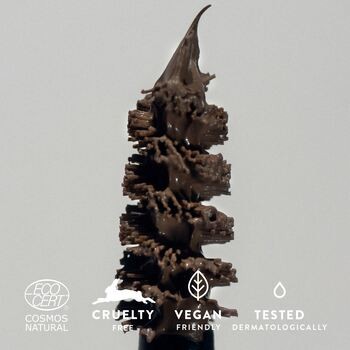 Madara Grow & Fix Tinted Brow Gel, żelowe serum do stylizacji brwi, Ash Brown 4, 4,25 ml