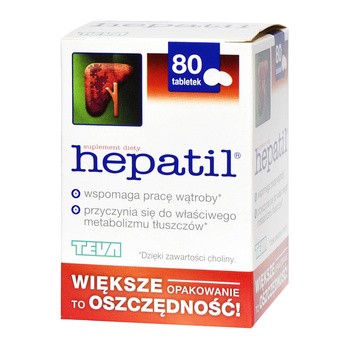Hepatil, tabletki, 80 szt.