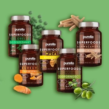 Purella Superfoods Chlorella, tabletki, 200 szt.