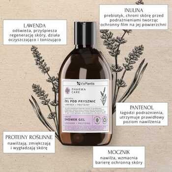 Vis Plantis Pharma Care, szampon do włosów wypadających, łopian + biotyna, 500 ml