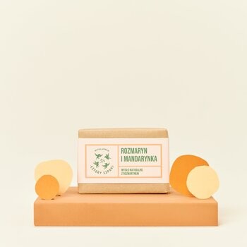 Mydlarnia 4 Szpaki, Rozmaryn i Mandarynka, naturalne mydło w kostce, 110 g