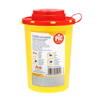 PiC Safe Container, bezpieczny pojemnik na igły, 0,6 l, 1 szt.