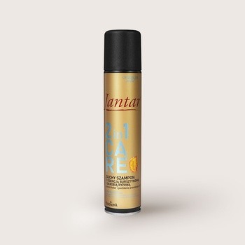 Jantar 2in1 Care, szampon suchy z esencją bursztynową dla włosów normalnych i farbowanych, 180 ml