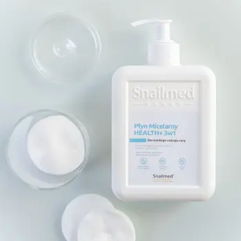 Snailmed Health 3w1, płyn micelarny dla każdego rodzaju skóry, 320 ml