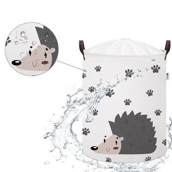 Sipo, Bawełniany kosz na zabawki XL, jeżyk, 1 szt.