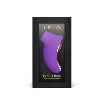 Lelo Sona 2 Travel Purple, kompaktowy soniczny stymulator łechtaczki, 1 szt.