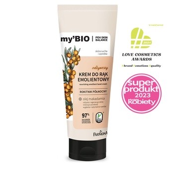 my'BIO, odżywczy krem do rąk, emolientowy, 100 ml