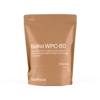 SuperPauza Białko WPC-80 Super forma, proszek, smak słony karmel, 750 g