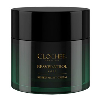 Clochee Premium Resveratrol Care, odbudowujący krem na noc, 50 ml