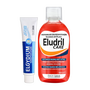 Zestaw Eludril Care, płyn do codziennej higieny jamy ustnej, 500 ml + Elgydium Anti Plaque, pasta do zębów, 75 ml