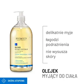 Sylveco Dermo, olejek myjący do ciała, 1000 ml