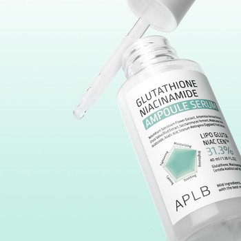 APLB Glutathione Niacinamide Ampoule, serum rozjaśniające do twarzy z glutationem i niacynamidem, 40 ml