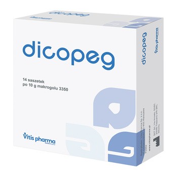 Dicopeg, proszek do sporządzania roztworu doustnego, 10 g, 14 saszetek