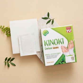 Plastry oczyszczające kinoki detox gold, 10 szt.