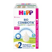 HIPP 2 BIO COMBIOTIK ekologiczne mleko następne, dla niemowląt po 6. m-cu, 750 g