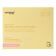 Sundose Everyday For Skin Anti-Aging Kwas Hialuronowy i Witamina C, saszetki z proszkiem, smak malinowo-cytrynowy, 30 szt. https://azcdn.doz.pl/image/d/product/900b2af8-scale-180x180.png