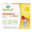 Naturell Witamina D dla dzieci, tabletki do rozgryzania i żucia, 60 szt.