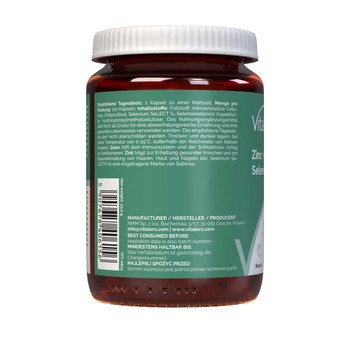 Vitaler's Cynk 15 mg + Selen 200 µg, kapsułki, 120 szt.