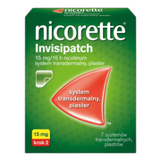 Nicorett invisipatch, 15 mg, plastry transdermalne, 7 szt.