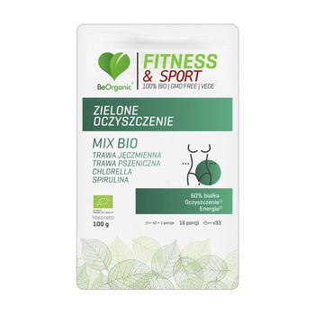 BeOrganic, zielone oczyszczenie MIX BIO, 100 g