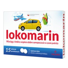 Lokomarin, tabletki powlekane, 15 szt.