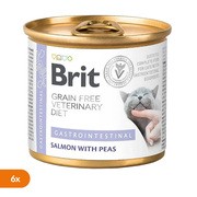 Zestaw 6x Brit Grain Free Veterinary Diet Cat Gastrointestinal, mokra karma dla kotów z problemami gastroenterologicznymi, łosoś i zielony groszek, 200 g https://azcdn.doz.pl/image/d/product/15508364-scale-180x180.png